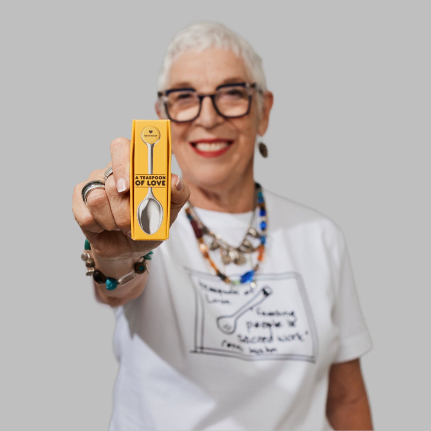 Love Pack. OzHarvest x Citizen Wolf T-Shirt + Teaspoon Bundle.