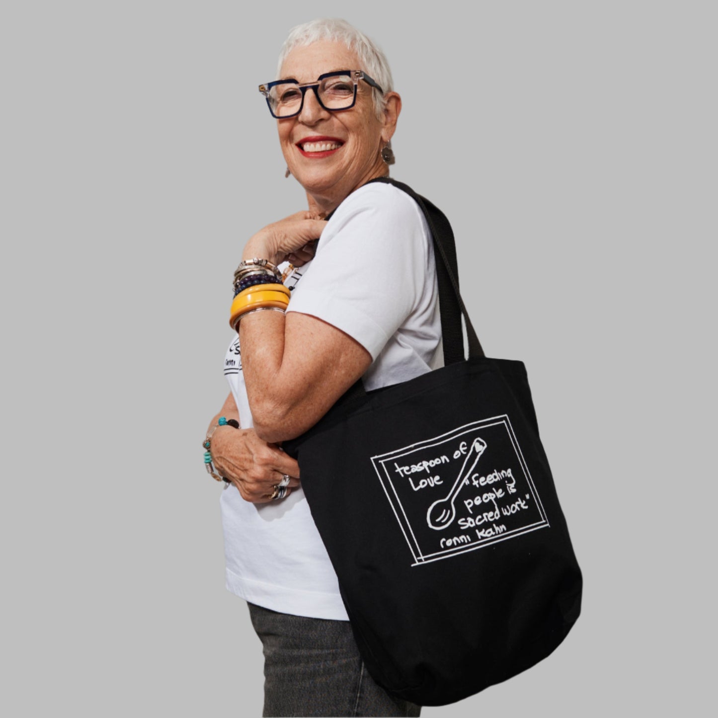 OzHarvest x Citizen Wolf Teaspoon Tote Bag
