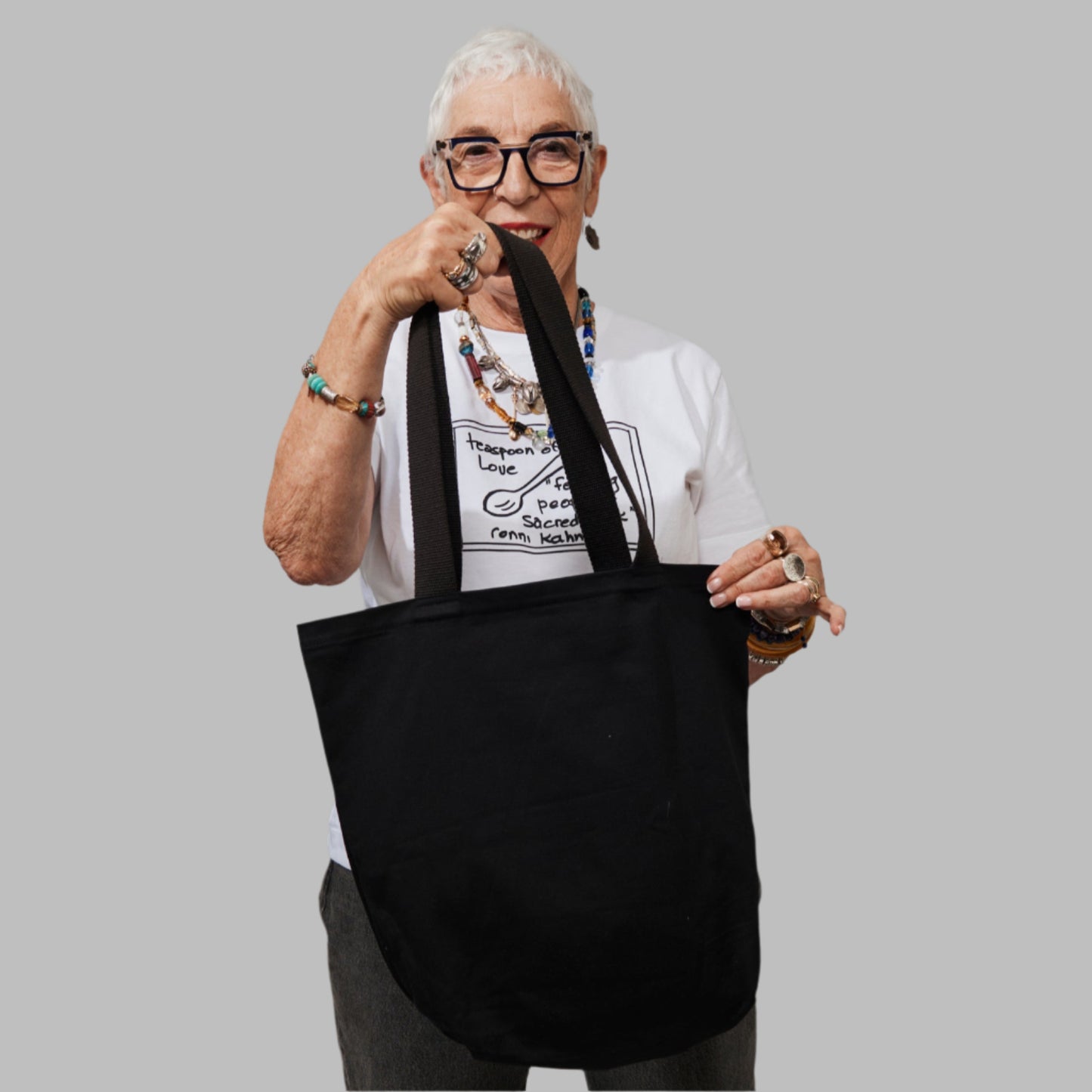 OzHarvest x Citizen Wolf Teaspoon Tote Bag