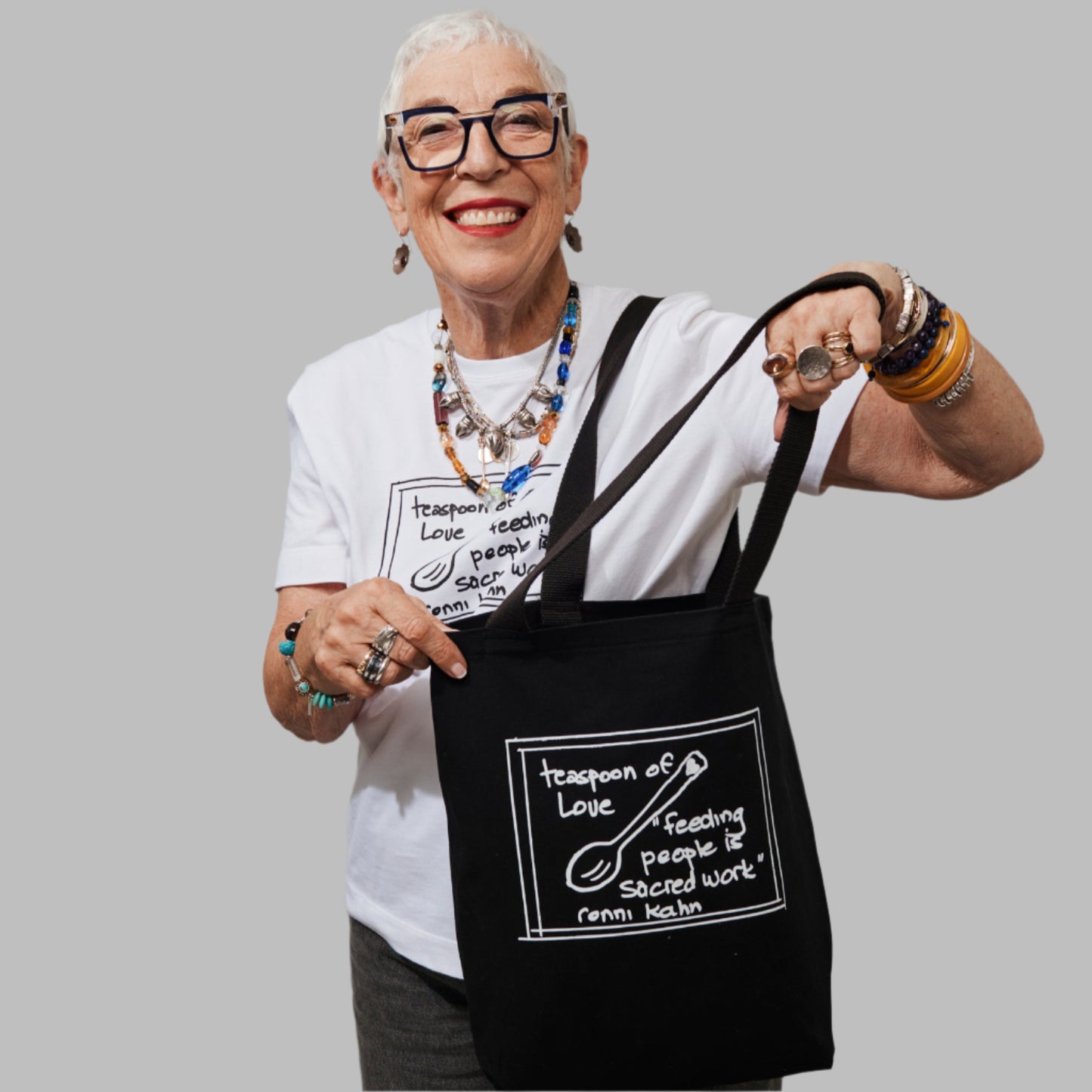 OzHarvest x Citizen Wolf Teaspoon Tote Bag