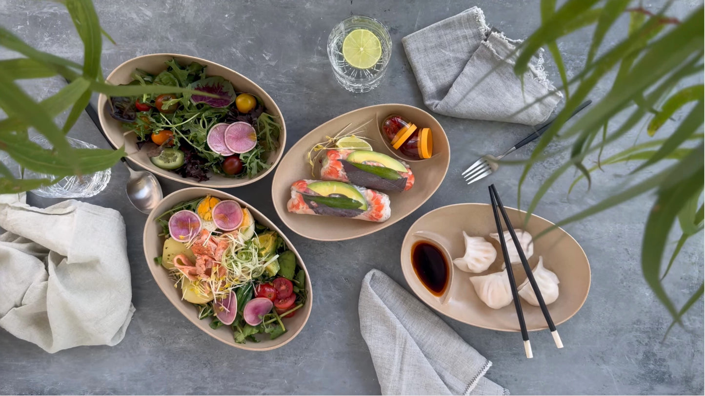 Bolo Food Containers (Made from Natural Rice Husk)