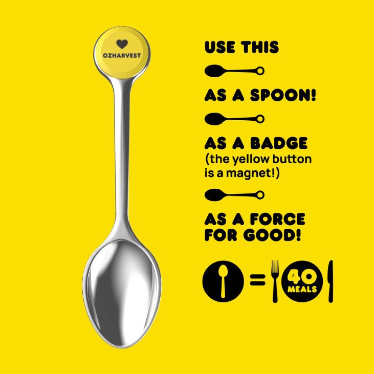 Love Pack. OzHarvest x Citizen Wolf T-Shirt + Teaspoon Bundle.