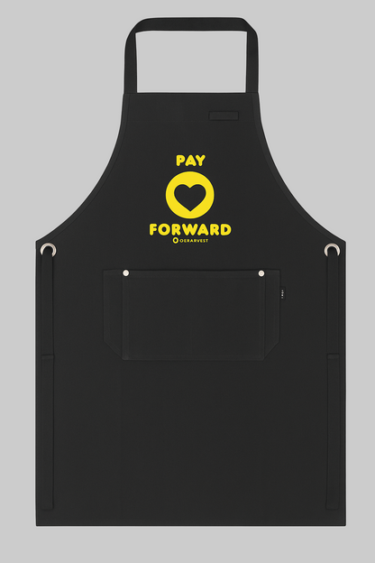 Pay Love Forward Black Apron