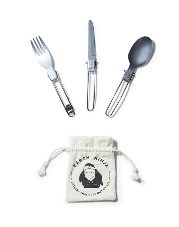 Earth Ninja Reusable Cutlery Set