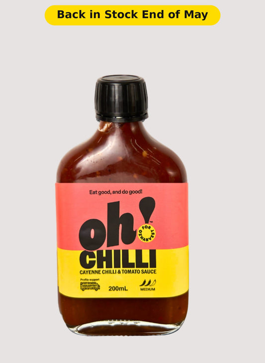 Oh! for OzHarvest Chilli Sauce