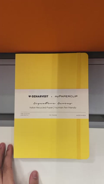 OzHarvest Recycled Notebook